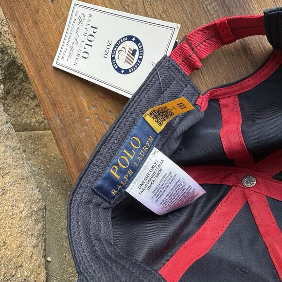 Polo Ralph Lauren Cap/Hat 2020 Olympics Paralympic Team USA Navy Blue &. Red NWT - Picture 6 of 7